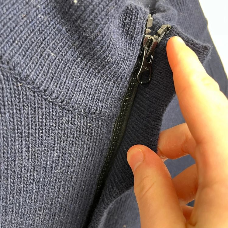 Immagine di Stone Island Navy Knit Pullover 3