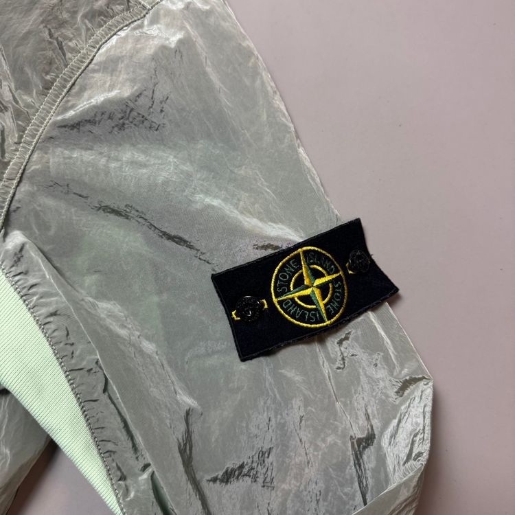 Stone Island Light Green Nylon Metal Shimmer Overshirt - Medium image 3