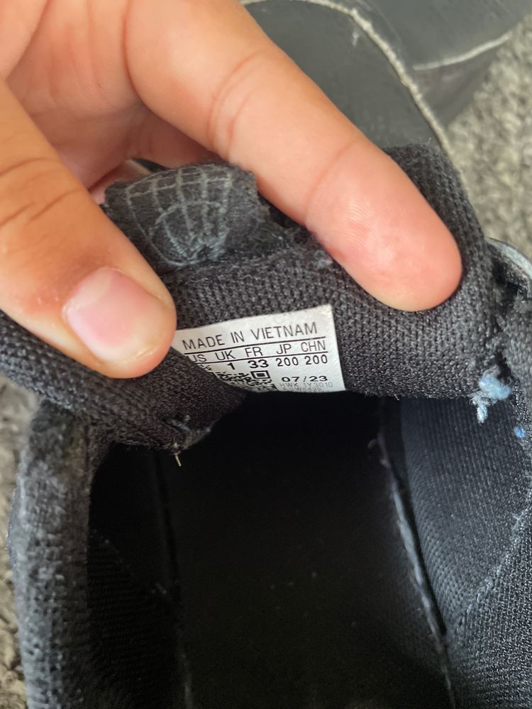 Black Velcro Strap Shoes image 2