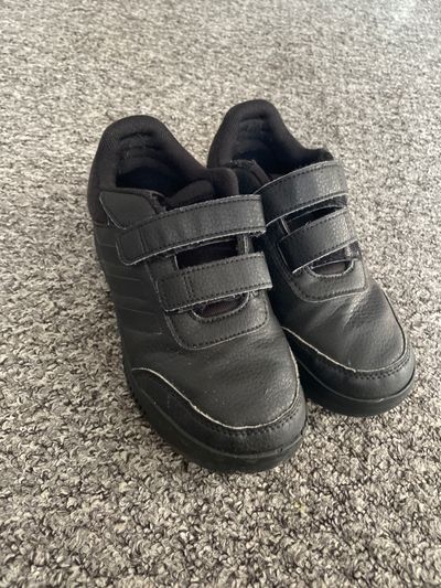 Black Velcro Strap Shoes