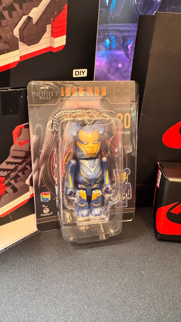 MARVEL STUDIOS BEARBRICK SHOWN ON SCREEN!