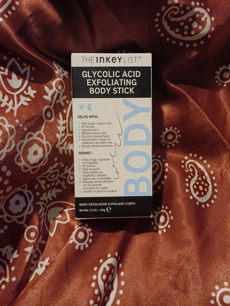 The INKEY list Glycolic Acid Exfoliating Body Stick 45g