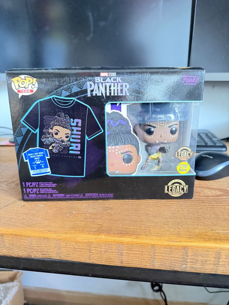 Funko Pop! Black Panther Legacy Collection Shuri Figure With T-Shirt