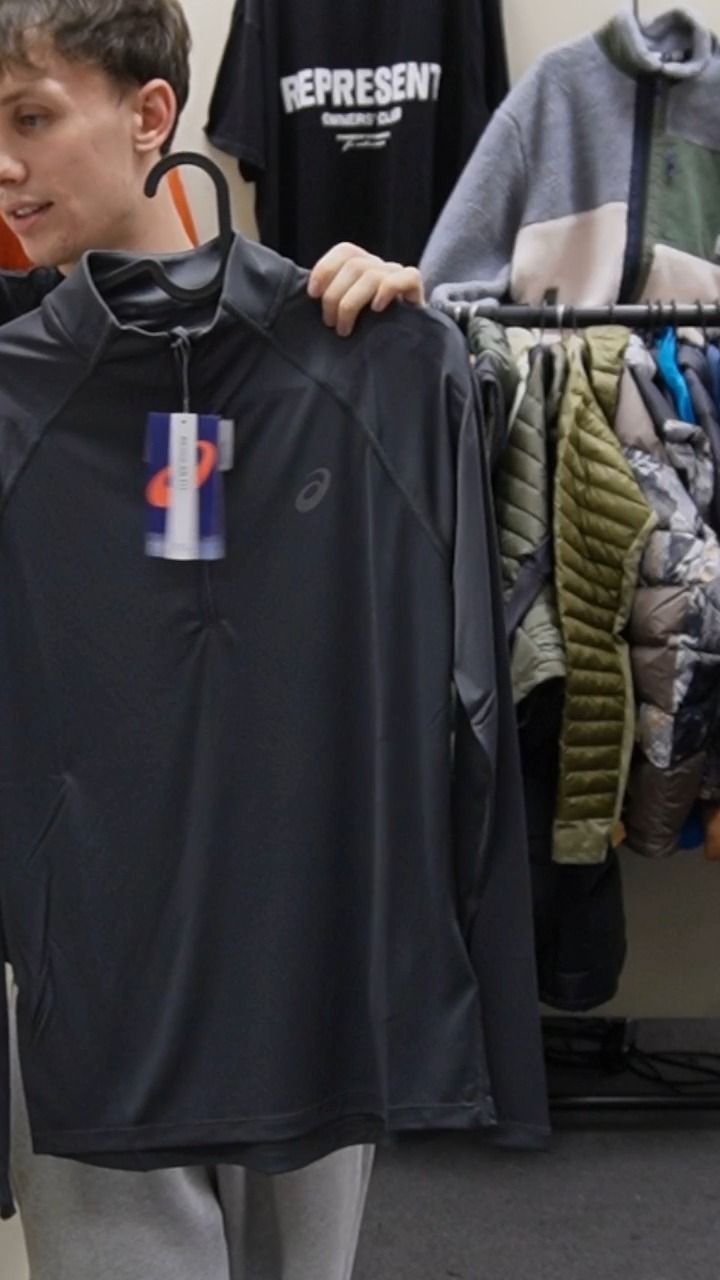 ASICS MENS ASICS 1/4 ZIP SIZE XS  product image