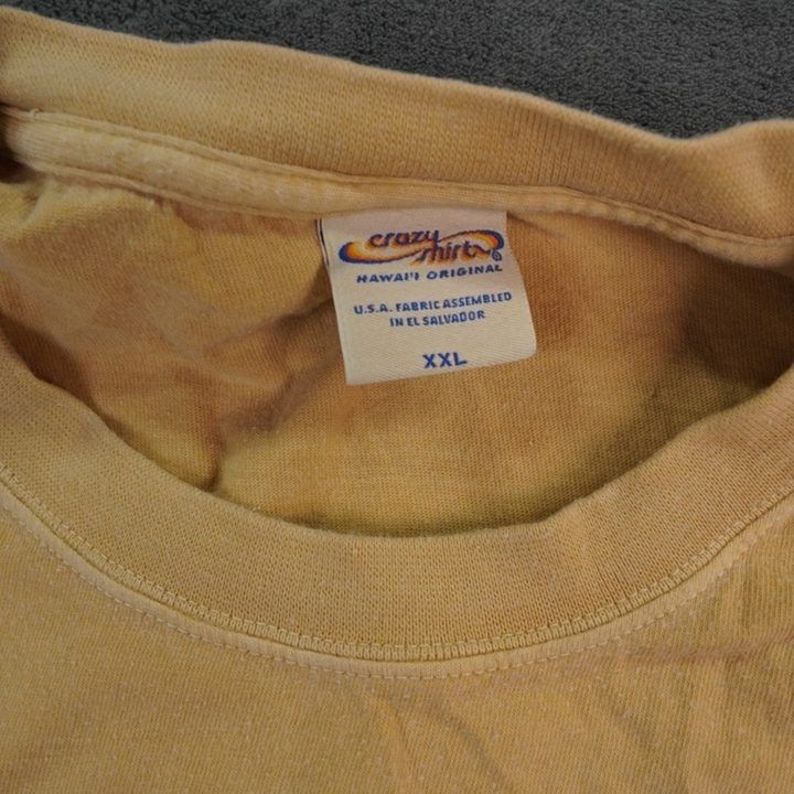 Crazy Shirts Yellow Graphic T-Shirt obraz 3