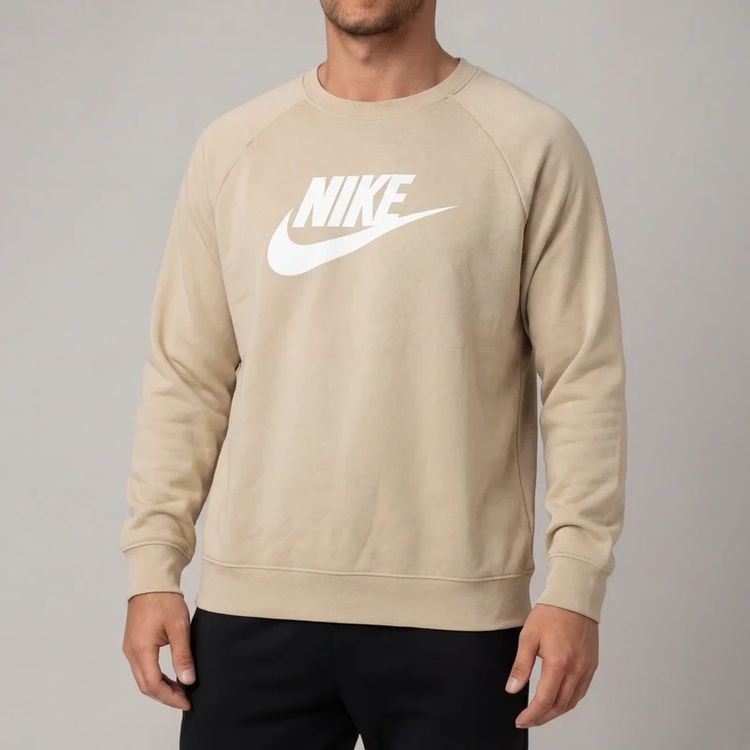 Nike Nike Bluza Crewneck Oversize M (z metki XL) Beżowa Unisex  product image