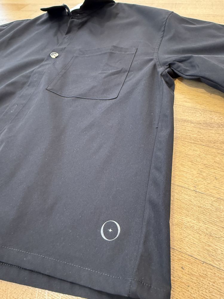 Camicia SESTOSENSO crop nera obraz 2