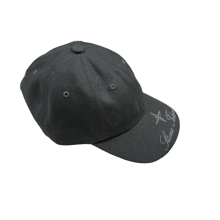 Immagine di Stone Island X Supreme 2023 Reflective Denim Spellout Cap - One Size 4