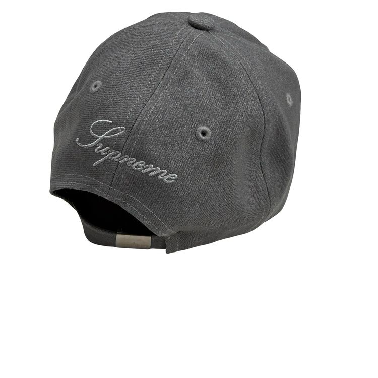 Immagine di Stone Island X Supreme 2023 Reflective Denim Spellout Cap - One Size 3