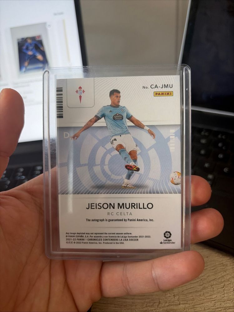 Panini Contenders Soccer Autograph Card JEISON MURILLO image 2