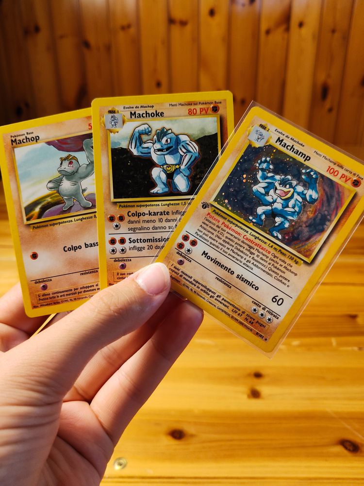 Immagine di Pokémon Trading Cards Machop Machoke Machamp 1