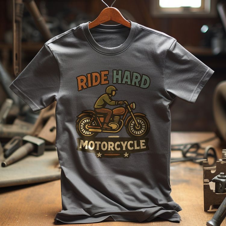 ride hard 35 motorcycle T Shirt image 7