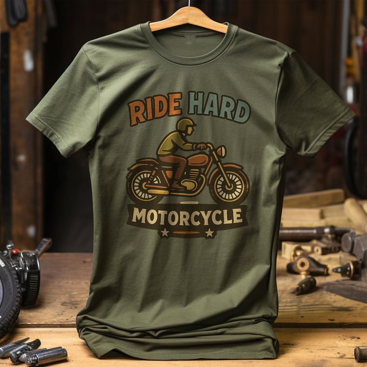 ride hard 35 motorcycle T Shirt image 2