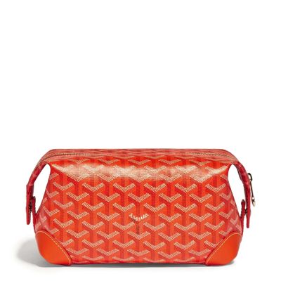 Goyard Bowling 25 Orange Toiletry Bag 1