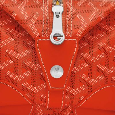 Goyard Bowling 25 Orange Toiletry Bag 4