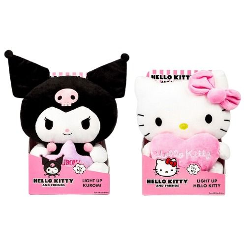 Hello Kitty And Friends Light Up Plush Set