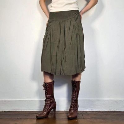 Olive Green Skirt