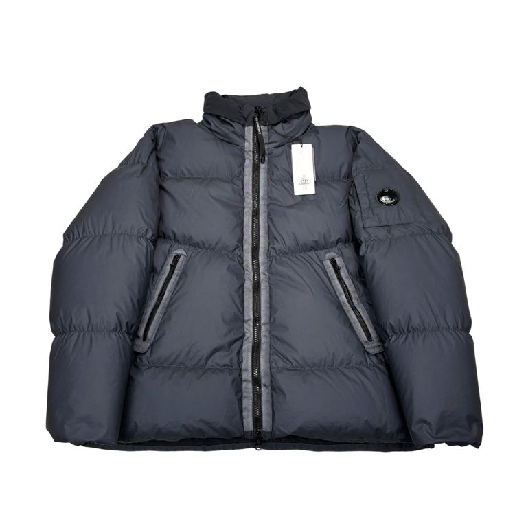 CP Company Navy Blue BI-TM Down Jacket image 1