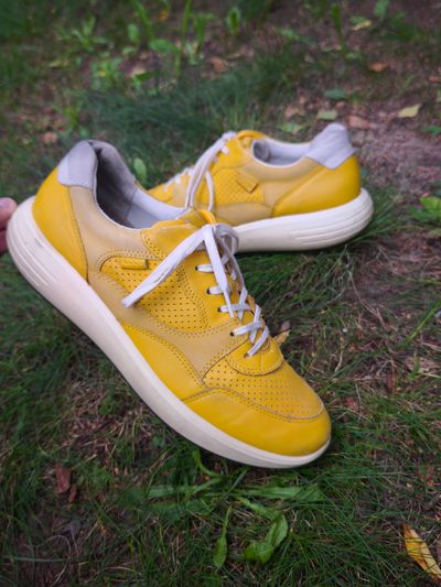 Ecco Yellow Sneakers