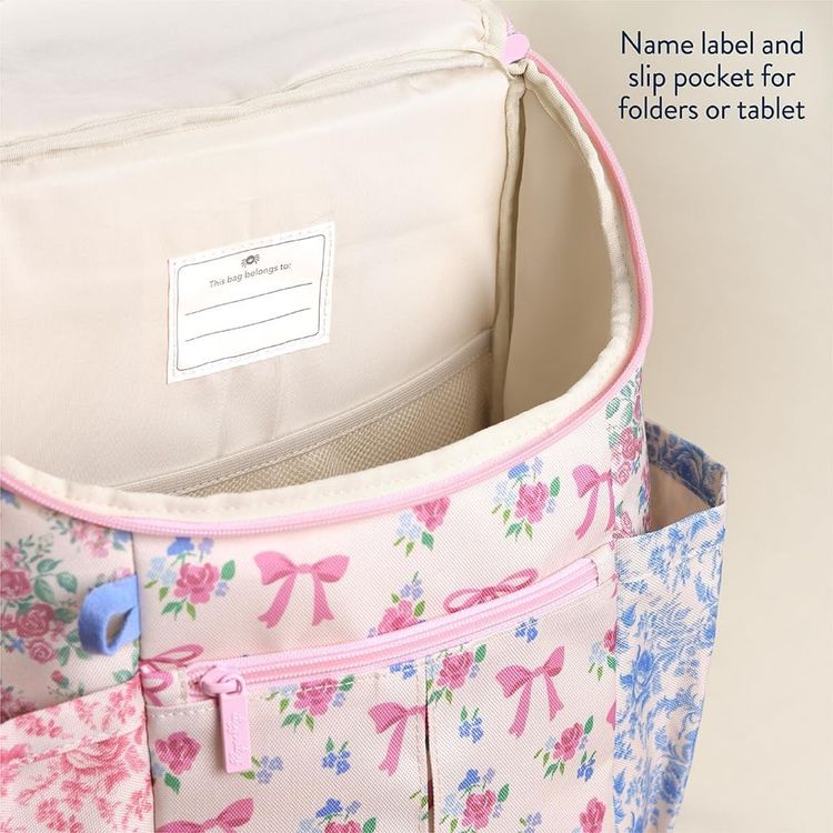 Pink Floral Backpack 3