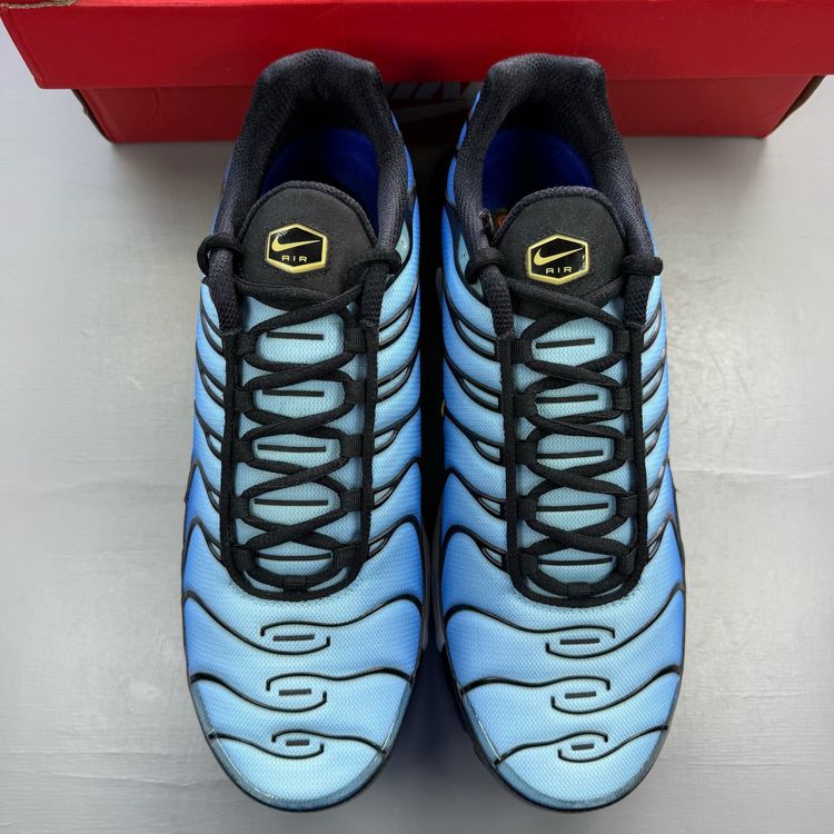 Nike Air Max Plus TN Size UK 10 OG Hyper Blue Black Men's Trainers DX0755-001 image 2