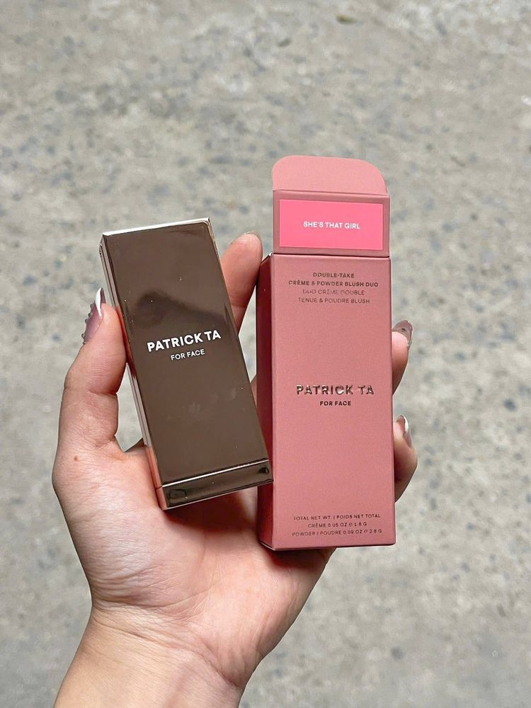 Patrick Ta For Face Double-Take Cream & Powder Blush Duo