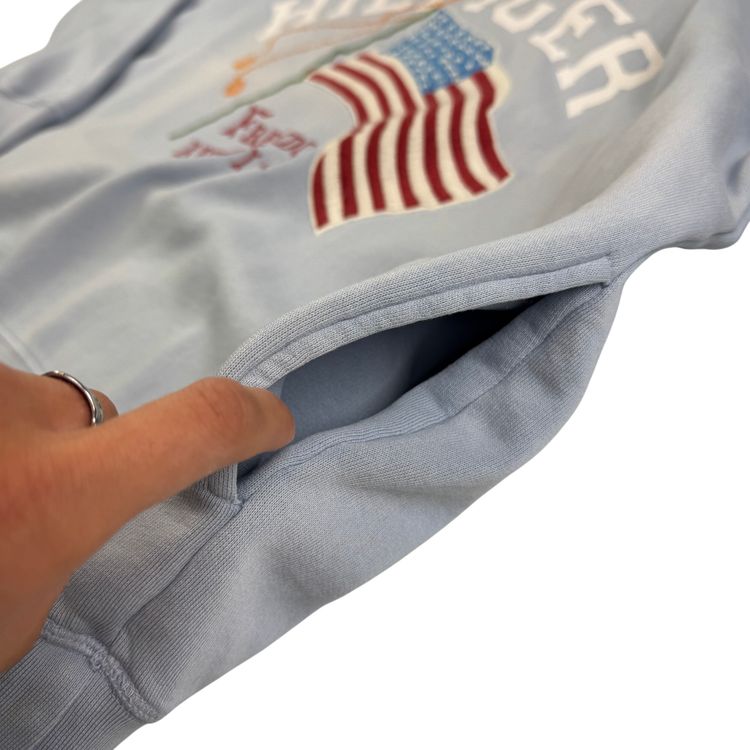 Tommy Hilfiger Freedom and Glory Embroidered Sweatshirt Blue image 8