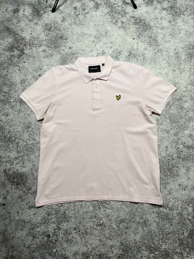 Lyle & Scott Pink Polo Shirt