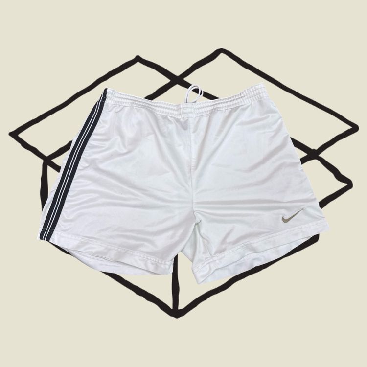 Nike White Athletic Shorts