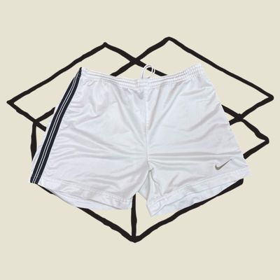Nike White Athletic Shorts