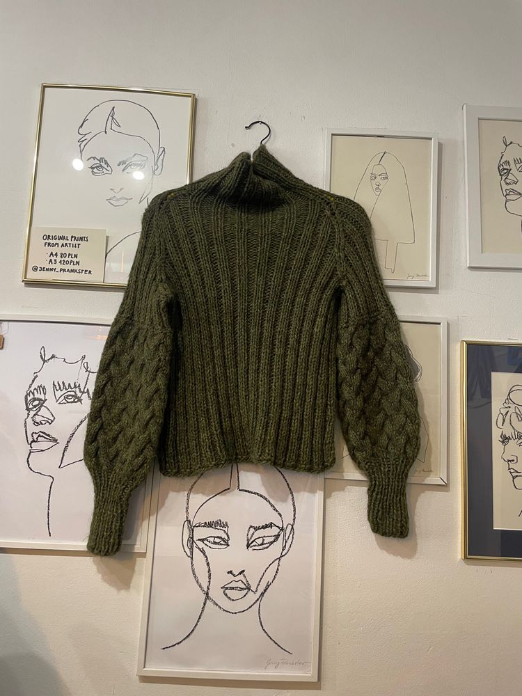 Other green knitted sweater product image