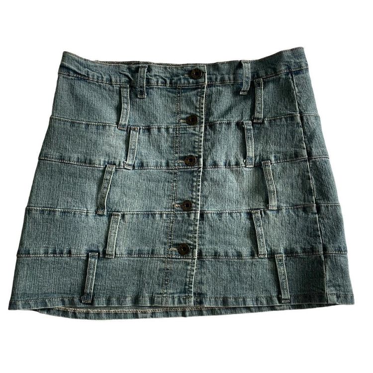 Other denim skirt with button front product image