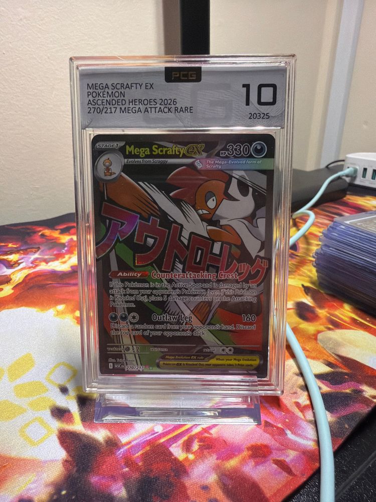 Pokemon Mega Scrafty Ex Pokemon Card product image