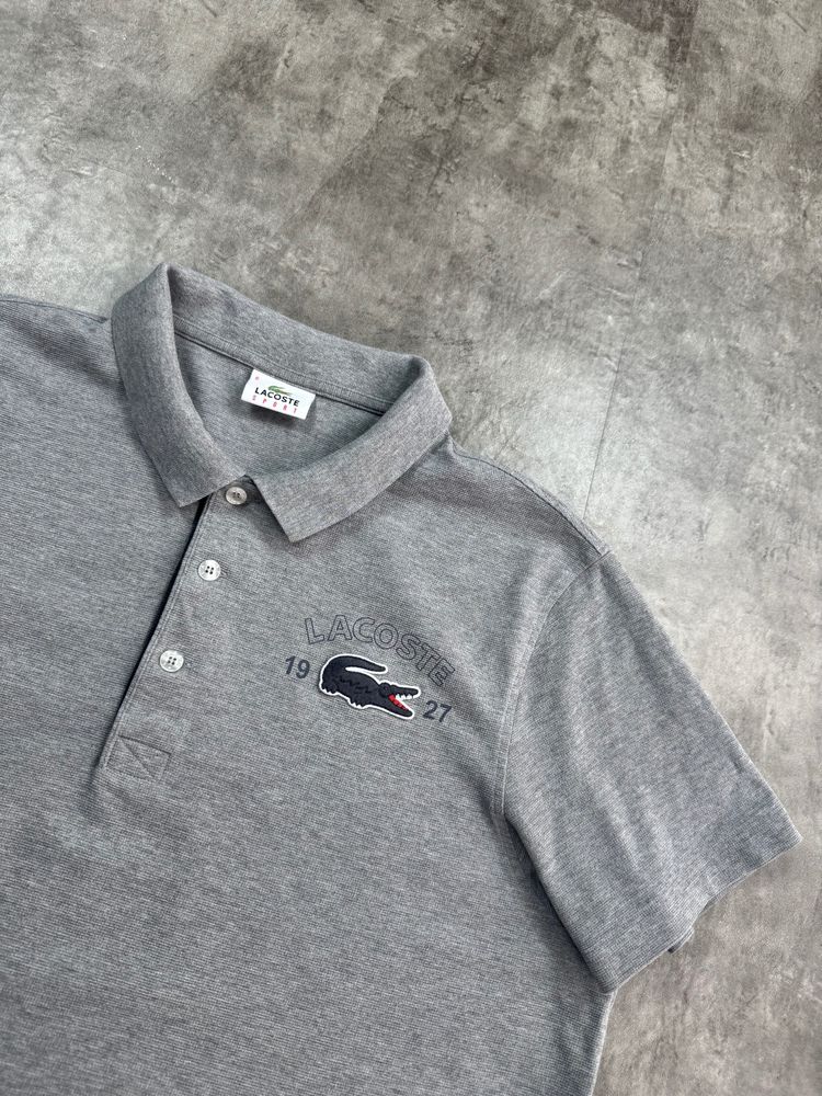 Lacoste Grey Polo Shirt image 3