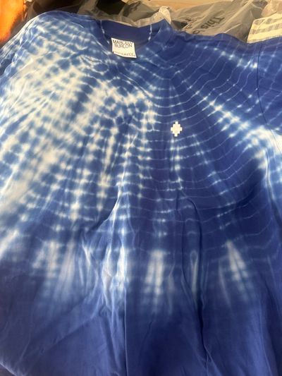 Marcelo Burlon Blue Tie-Dye T-Shirt