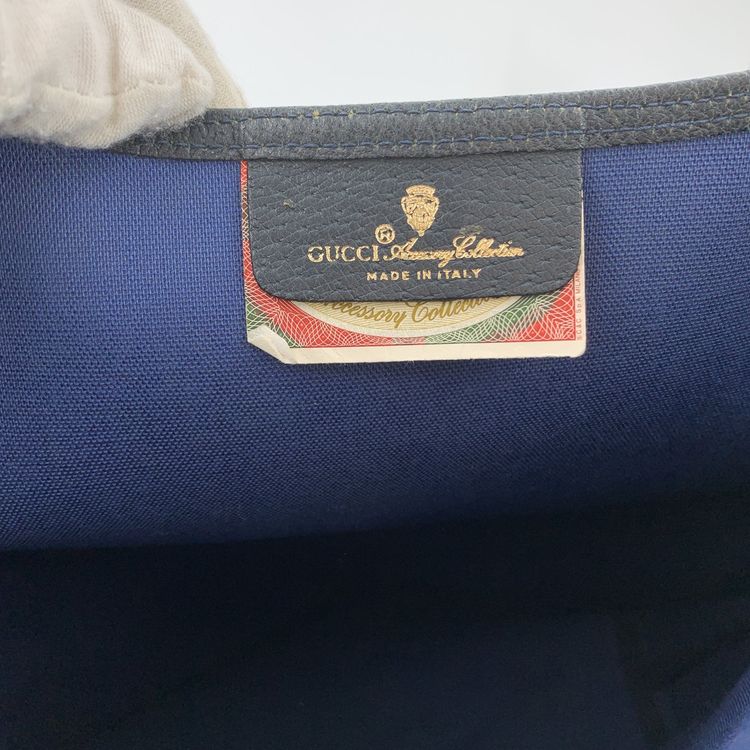 Gucci Vintage Cloth Tote Bag Ophidia image 9