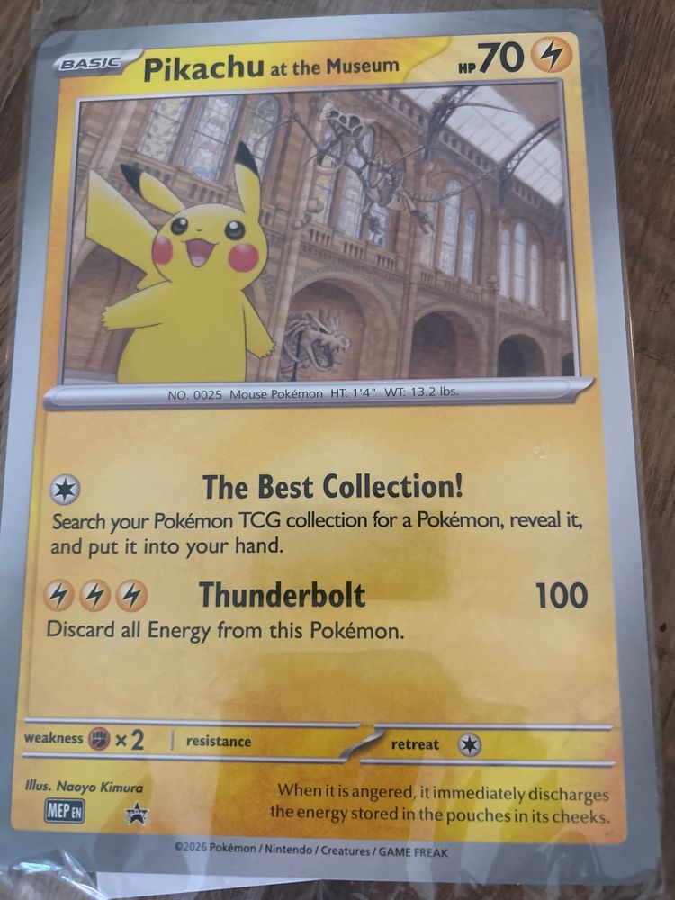 Pikachu at the Museum ⚡️ 