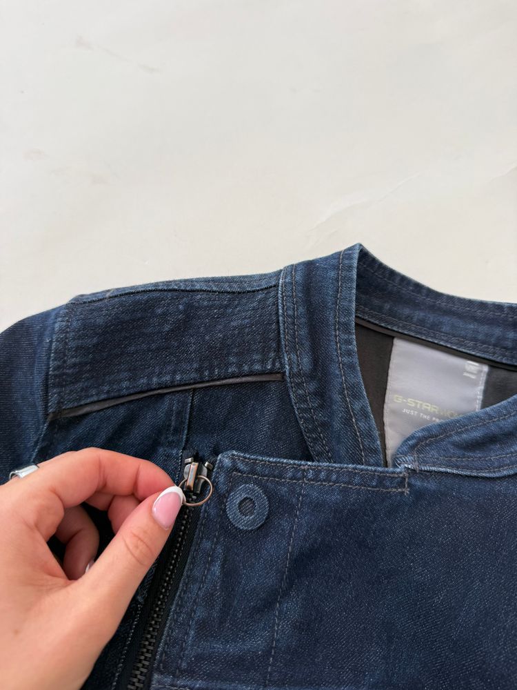 G-Star Denim Asymmetric Jacket (S) imagen 6