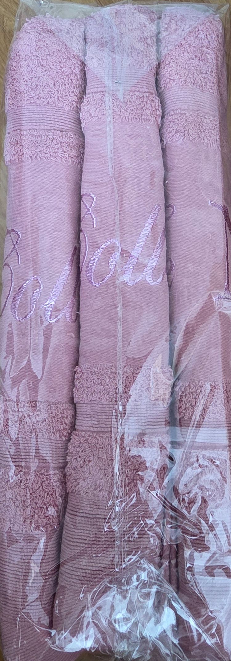Pack of 3 Rose colour Next Xl Bath Sheet Price Marked £49 imagen 3