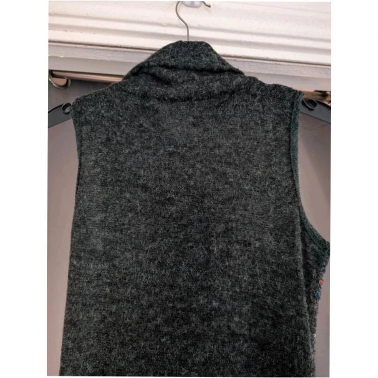 Apricot Charcoal Grey Cowl Neck Tunic Dress UK 8 Whimsigoth Mini image 8