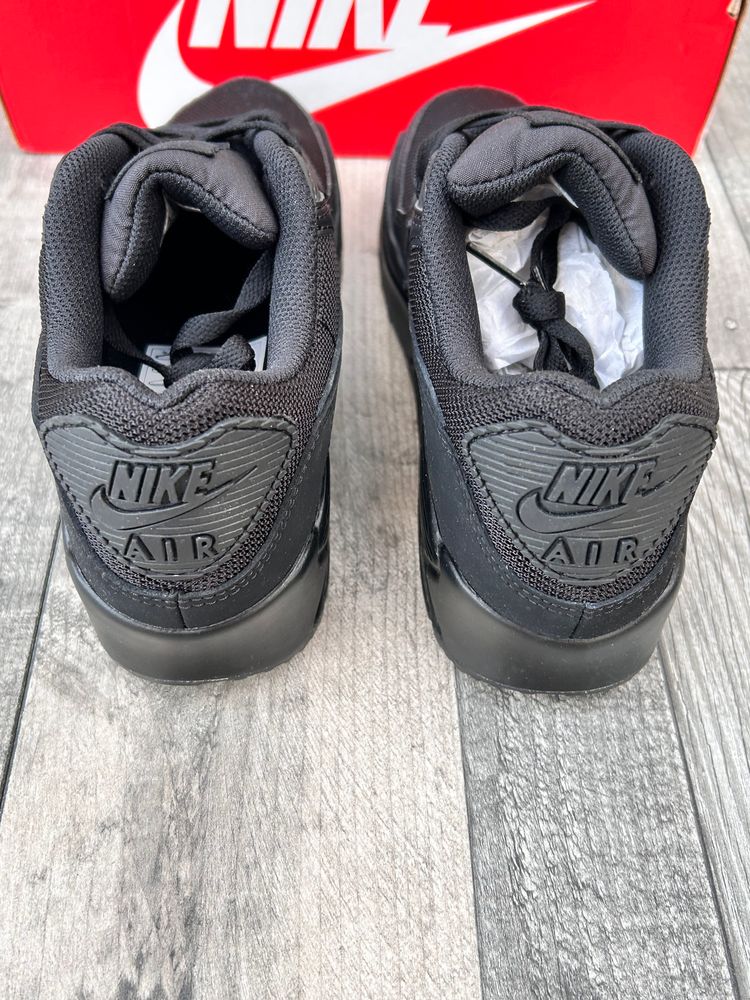Nike Air Max 90 Trainers - ‘Triple Black’ - Size UK 7  8