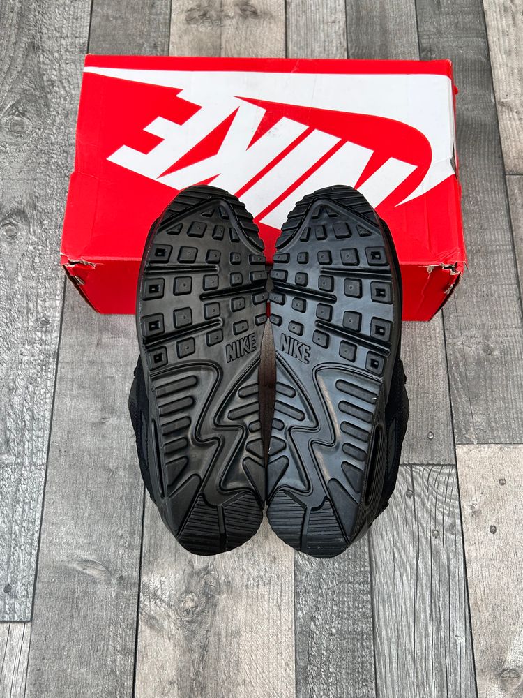 Nike Air Max 90 Trainers - ‘Triple Black’ - Size UK 7  7