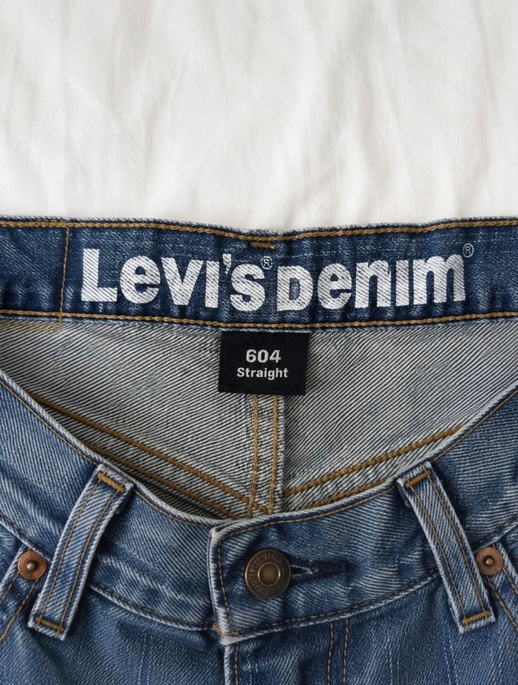 Levi'S Denim 604 Straight Jeans obraz 3