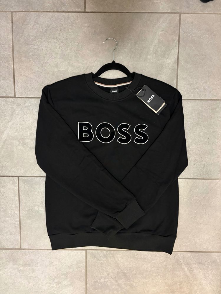 Hugo boss jumper “ WHITE writing boss “ S 