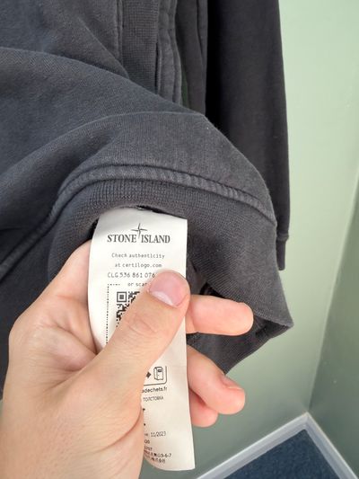 Stone Island Charcoal Grey Hoodie 3