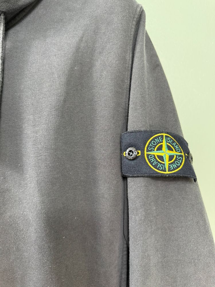 Stone Island Charcoal Grey Hoodie 5