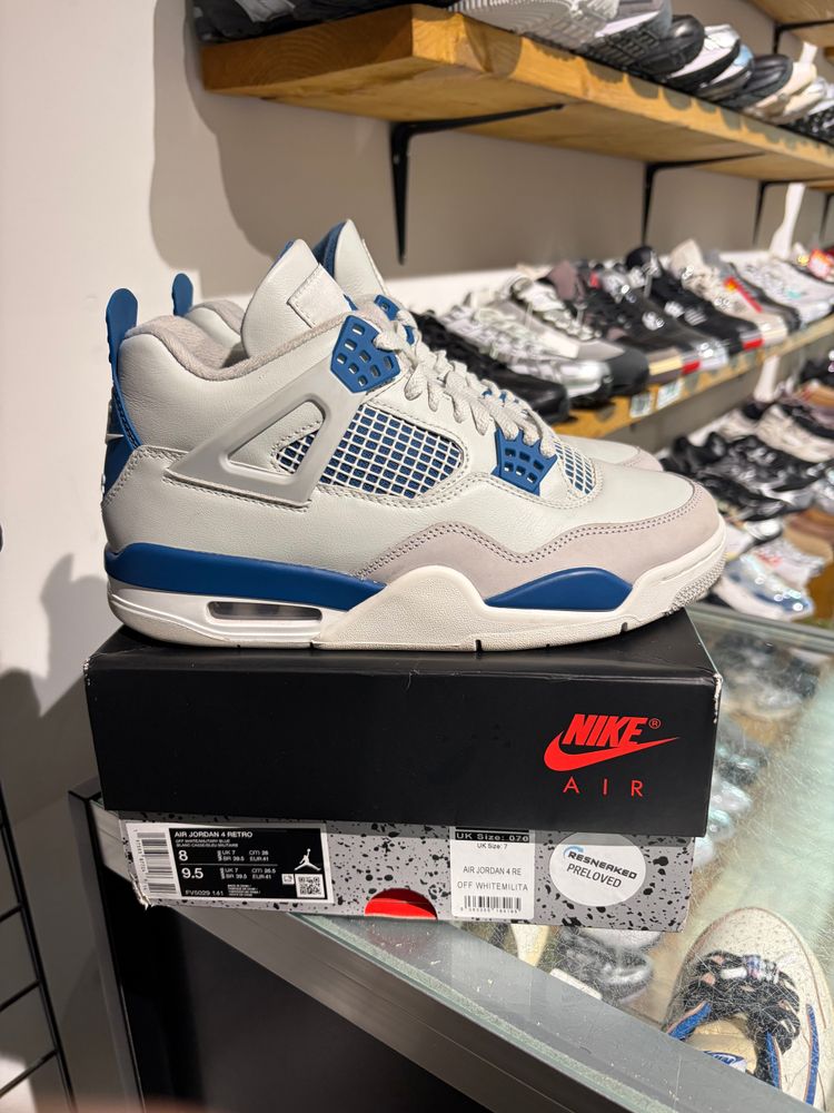 Jordan 4 Military Blue UK 7 #345 image 1