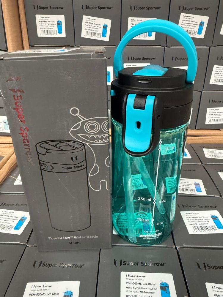 Other Sea glass 500ml Super Sparrow Touchflow Water Bottle imagen del producto