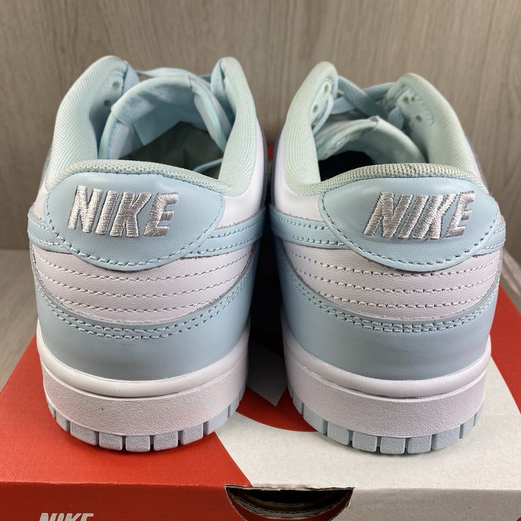 Nike Dunk Low Size UK 10 Glacier Blue White Men's Trainers DV0833-104 image 4
