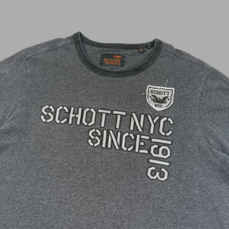 Schott NYC 2000's spellout graphic tee (XL) Men’s image 10